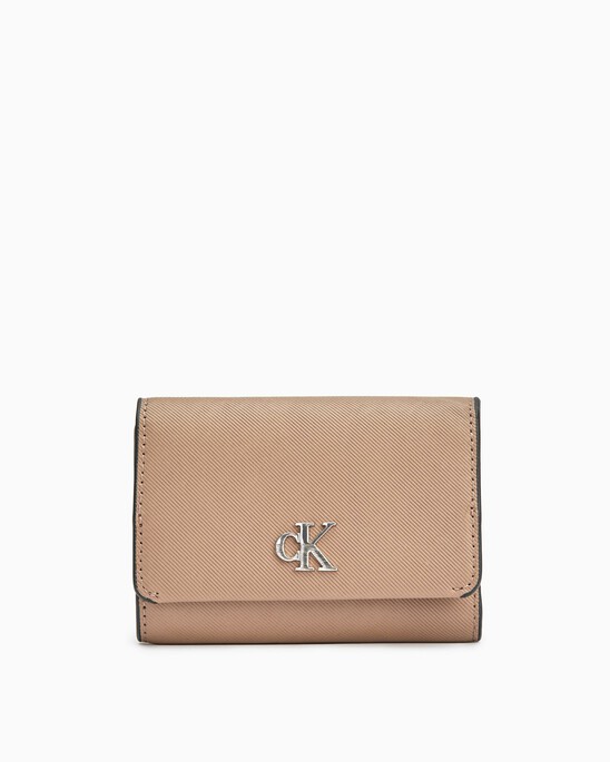 Minimal Monogram Medium Trifold Wallet