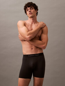 Microfiber Tech Boxer Brief, Black, hi-res