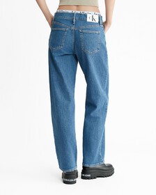Sustainable Low Rise Relaxed Jeans, Denim Medium, hi-res