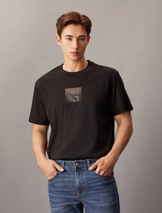 Soft Box Monogram Interlock Tee