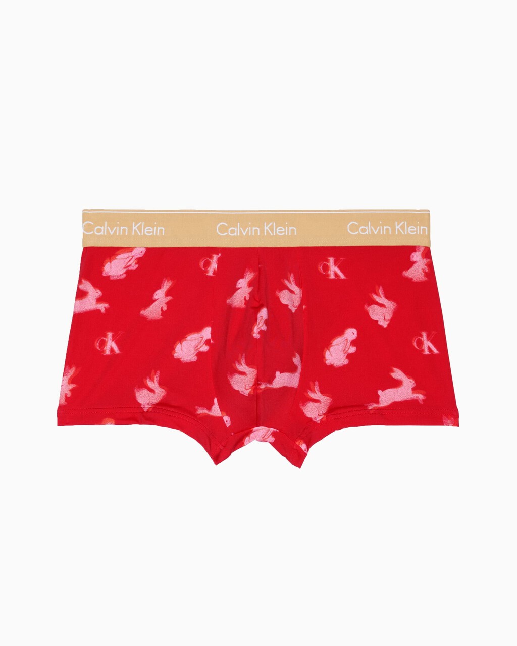 All Over Print Low Rise Trunks, LNY RABBIT PRINT+FLAME SCARLET, hi-res