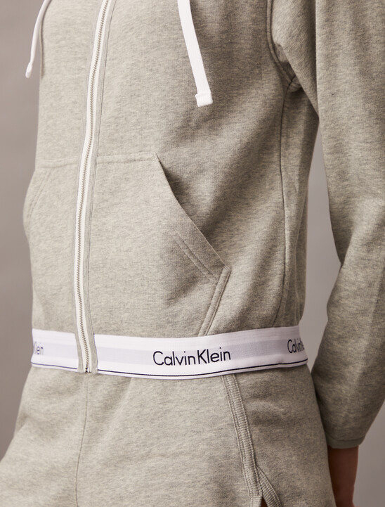 Icon Cotton Zip Through Hoodie