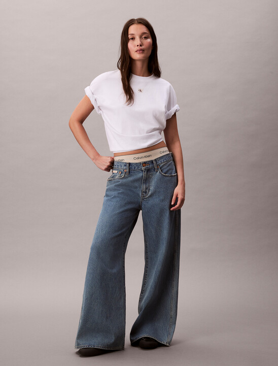 Woven Label Oversized Tee