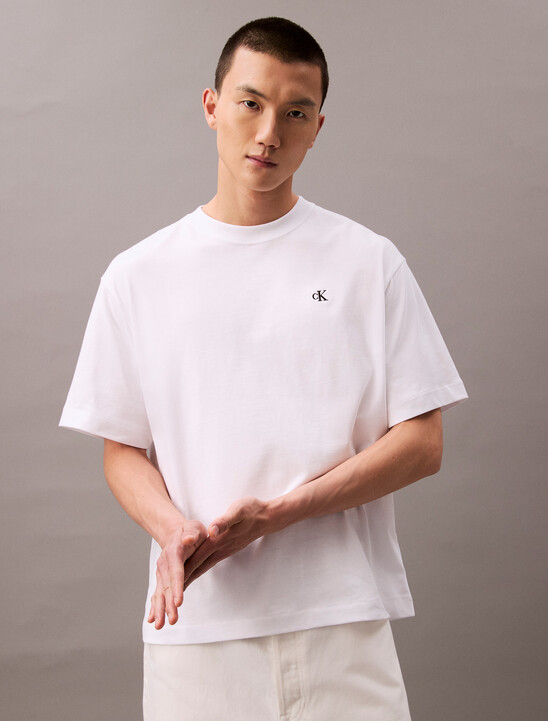 Calvin Logo Crew Neck Tee