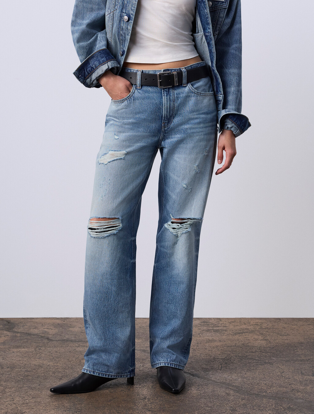 Jung Kook for Calvin Klein 90s Straight Jeans, REBEL, hi-res