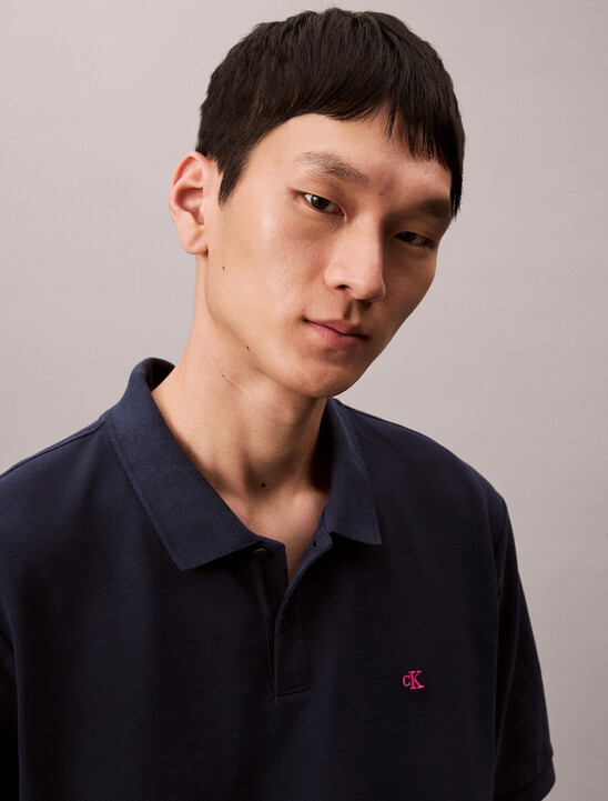 Monogram Cotton Pique Polo