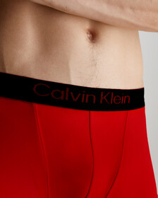 CK Black Low Rise Trunks, Rouge, hi-res