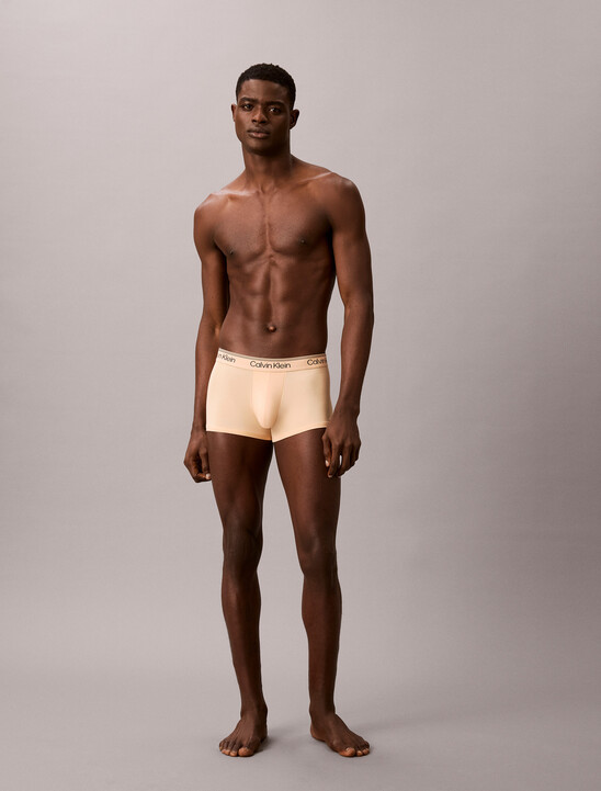 3 Pack Low Rise Trunks - Microfibre Stretch