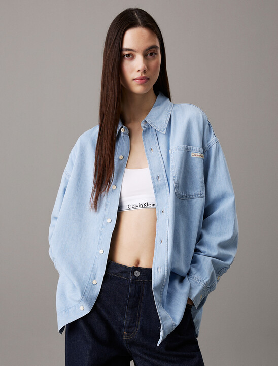 Oversized Denim Shirt
