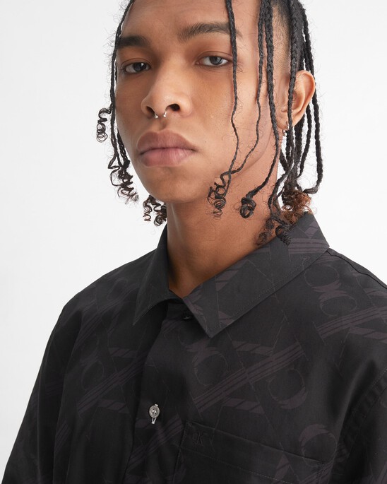 PREMIUM MONOGRAM RELAXED SHIRT