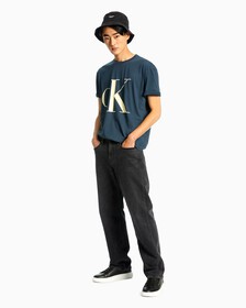 MONOGRAM RELAXED FIT TEE, INK-410PPK, hi-res