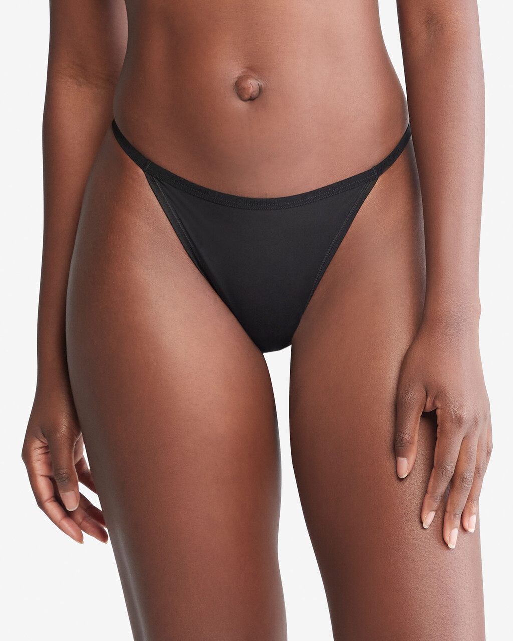 Ideal Micro Low Rise String Thong, black