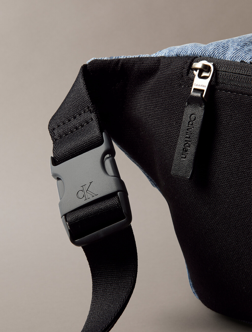 Denim Waist Bag, Denim, hi-res