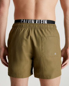 Intense Power Double Waistband Swim Shorts, Nettle, hi-res