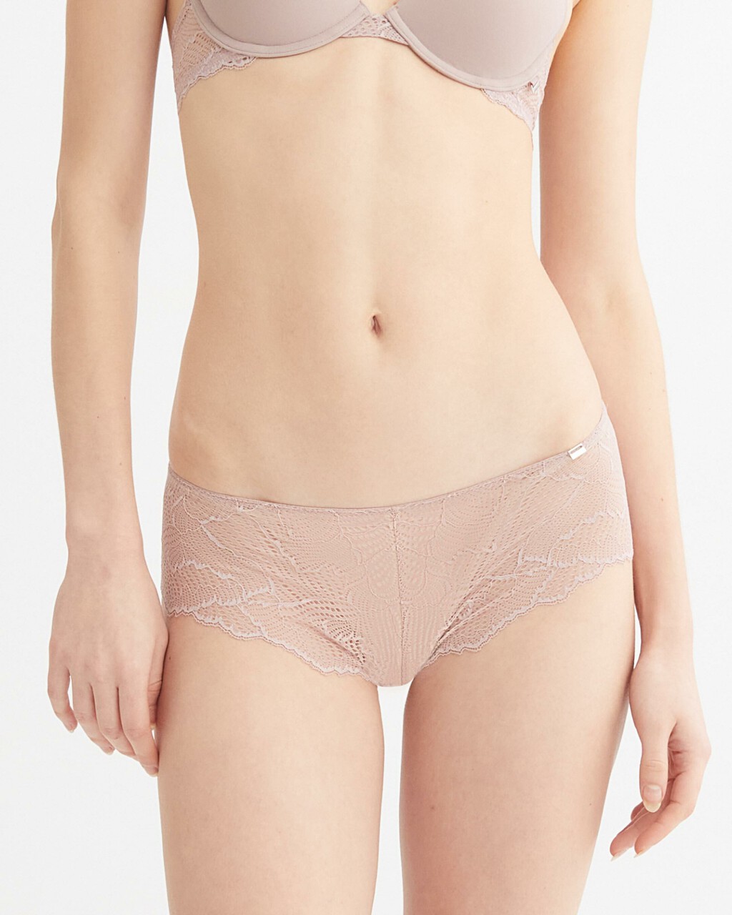 SCALLOPED LACE HIPSTER, Gray Rose, hi-res