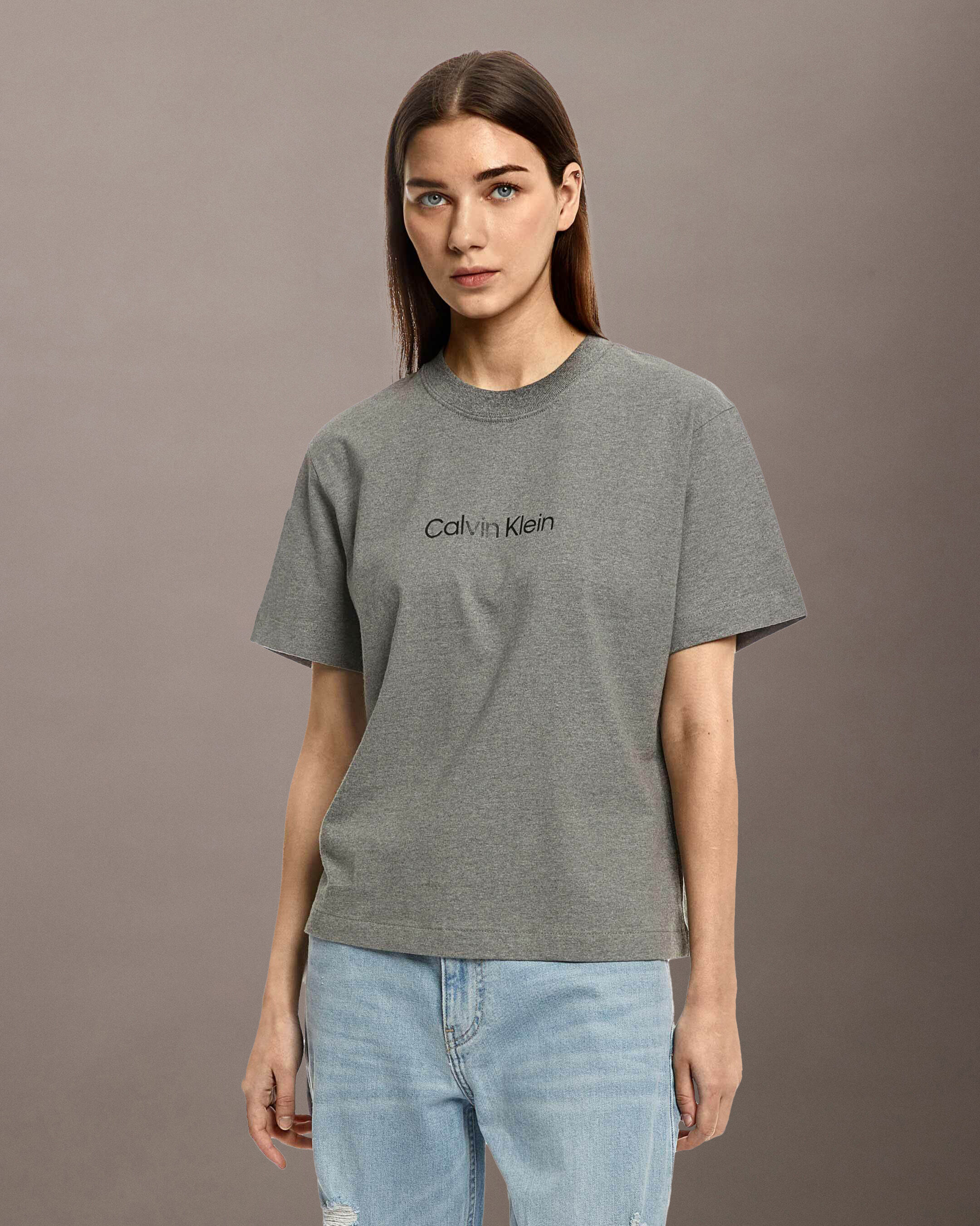 Hero Modern Boxy Tee grey Calvin Klein Malaysia