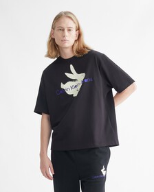 Year Of The Rabbit Relaxed Fit Tee, CK BLACK, hi-res