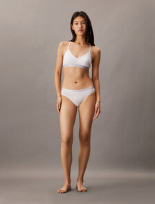 Motive Cotton Lightly Lined Bralette, Classic White, hi-res