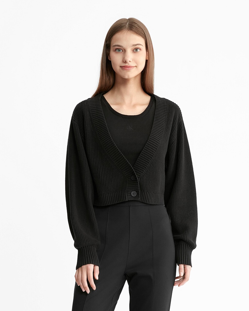 Modern Function 2 In 1 Cardigan, Ck Black, hi-res