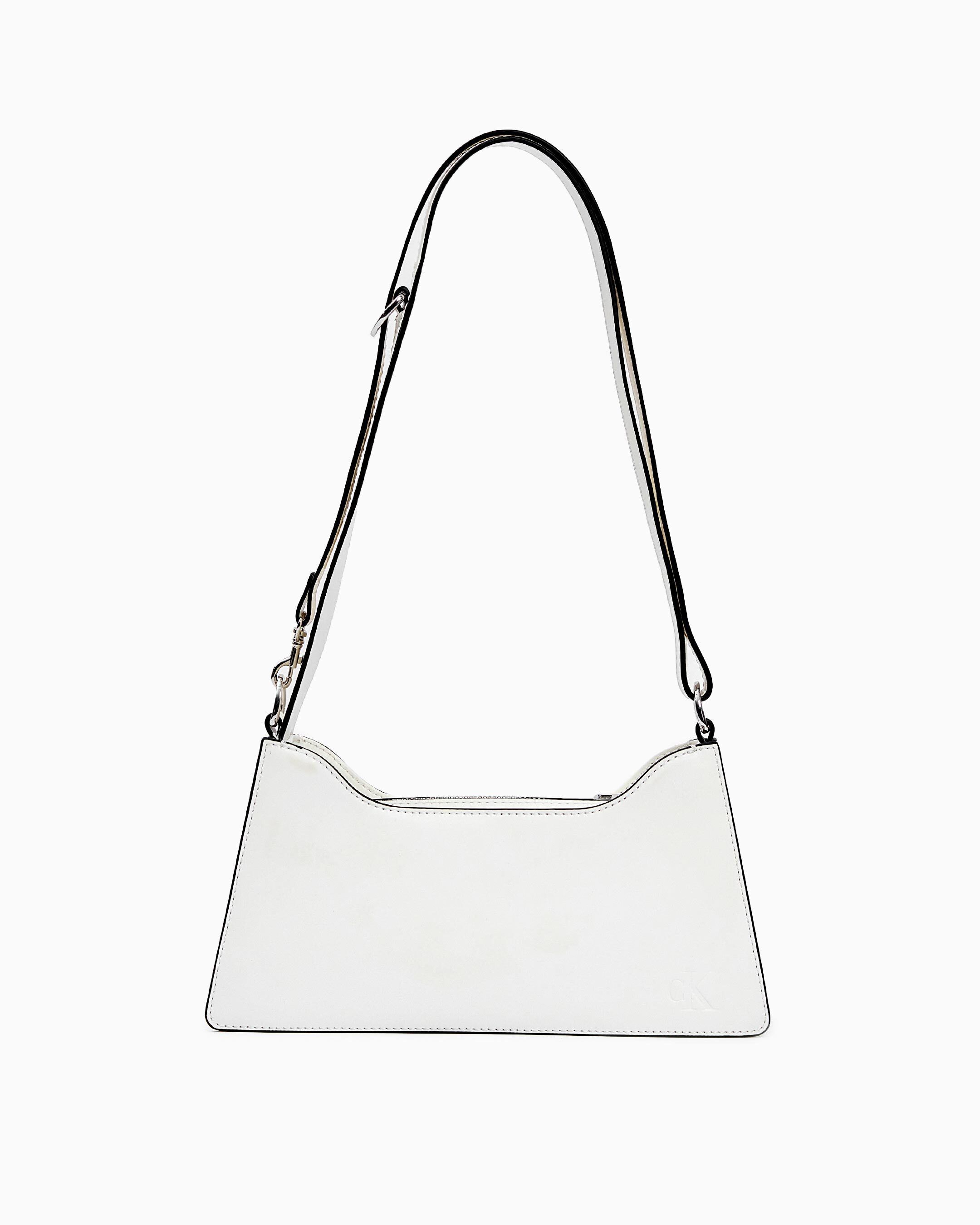 Trapezium Convertible Shoulder Bag white Calvin Klein Malaysia