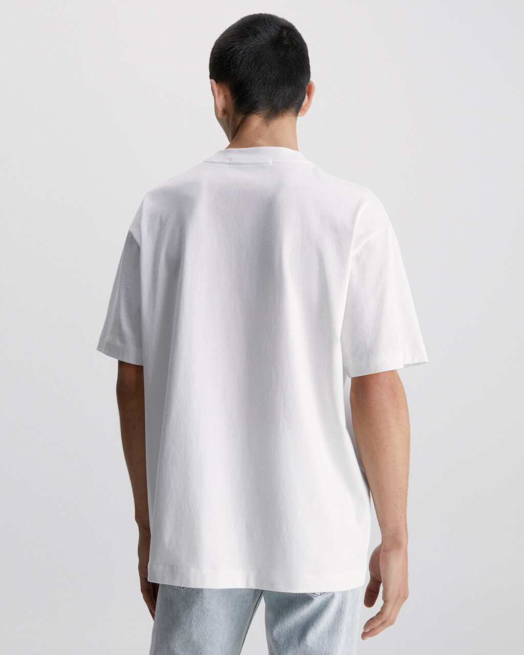 Relaxed Logo Patch T-Shirt, Bright White, hi-res
