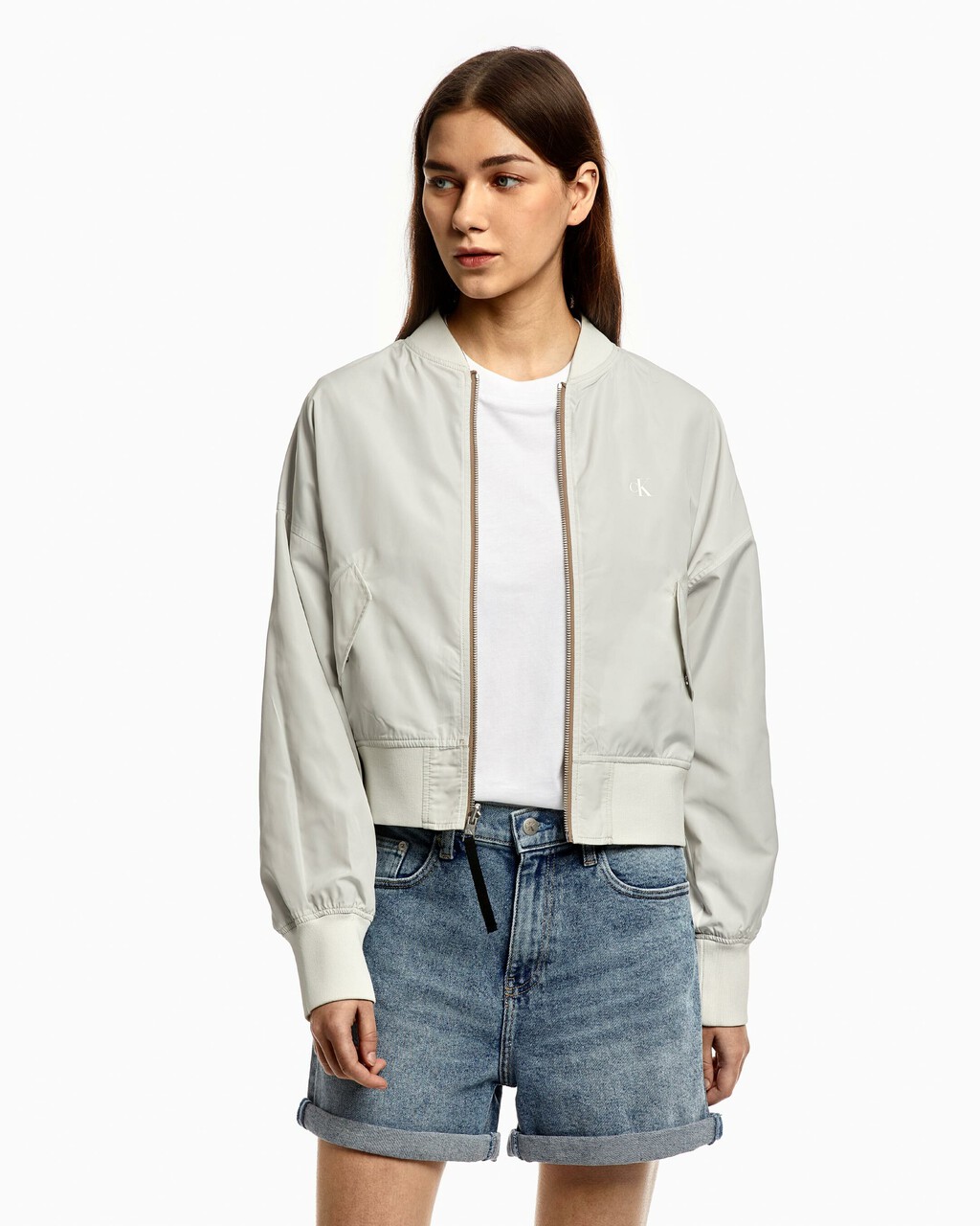 LIGHTWEIGHT REVERSIBLE BOMBER JACKET, Perfect Taupe, hi-res