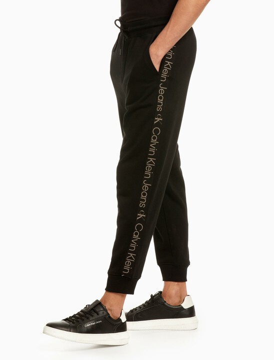 Organic Cotton Logo Jacquard Sweatpants