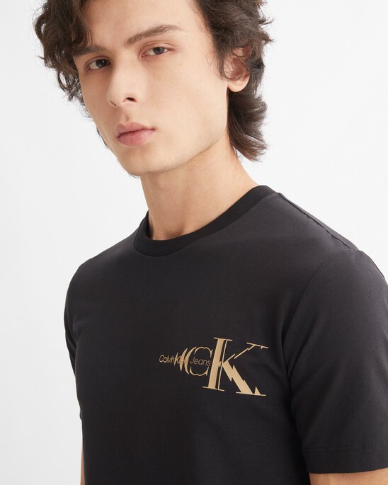 PIMA COTTON STRETCH LOGO TEE