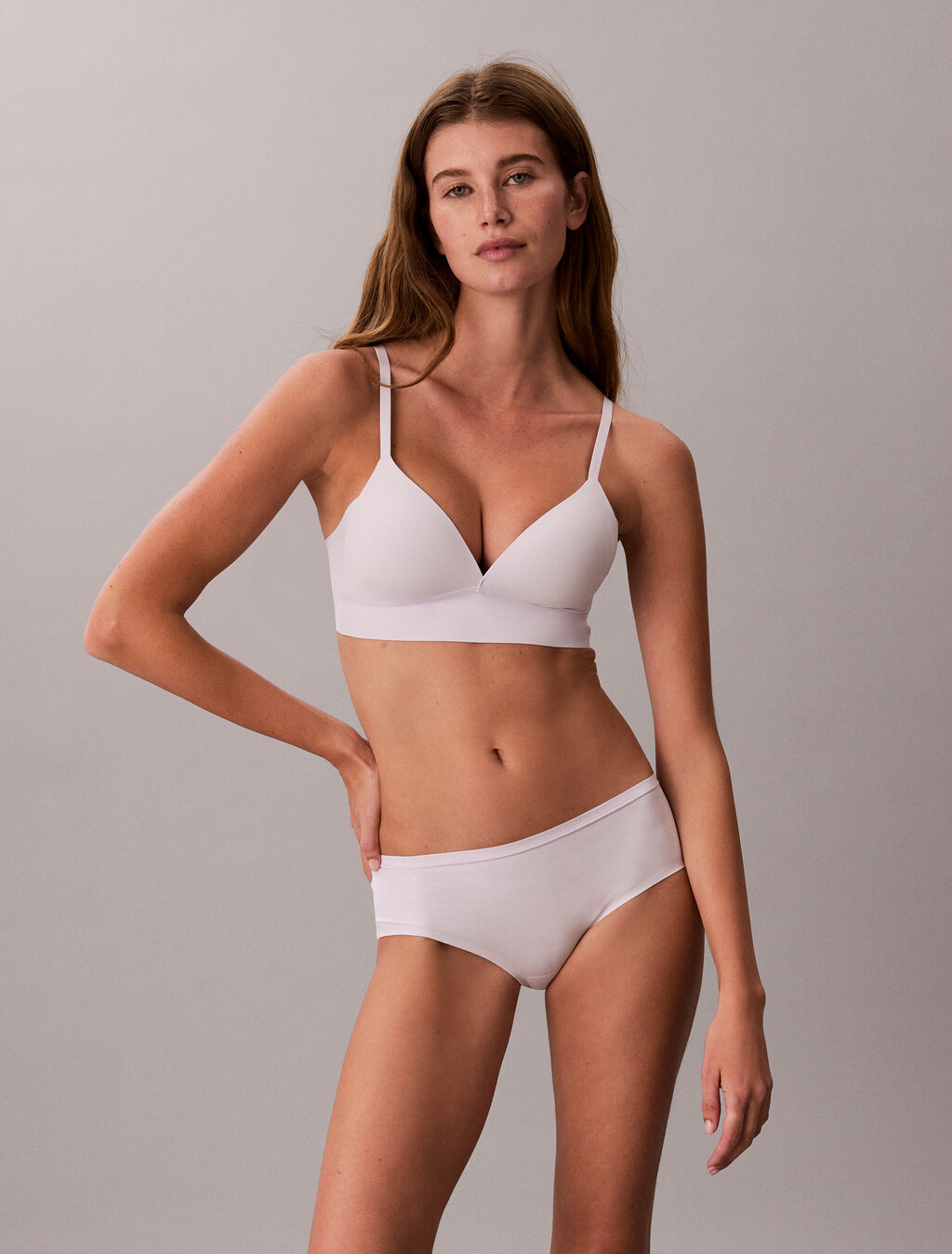 Invisibles Lightly Lined Triangle Bra, Frosty Lilac, hi-res