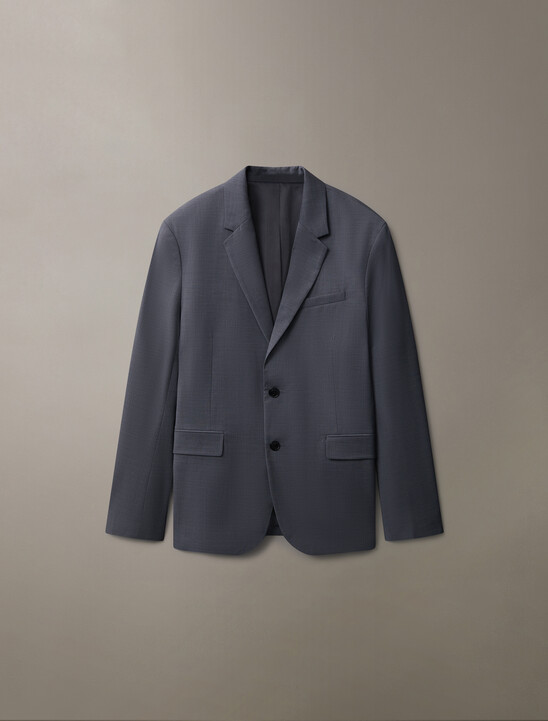 Refined Wool Slim Blazer