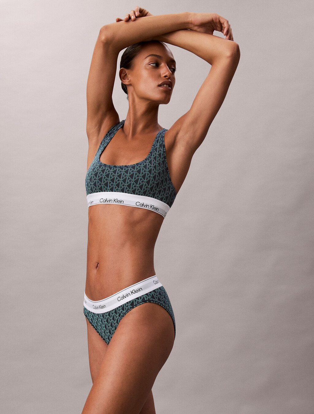 Bikini Briefs - Icon Cotton Modal, BIJOU MODERN EMBLEM OUTLINE+STRATIFIED SEA, hi-res