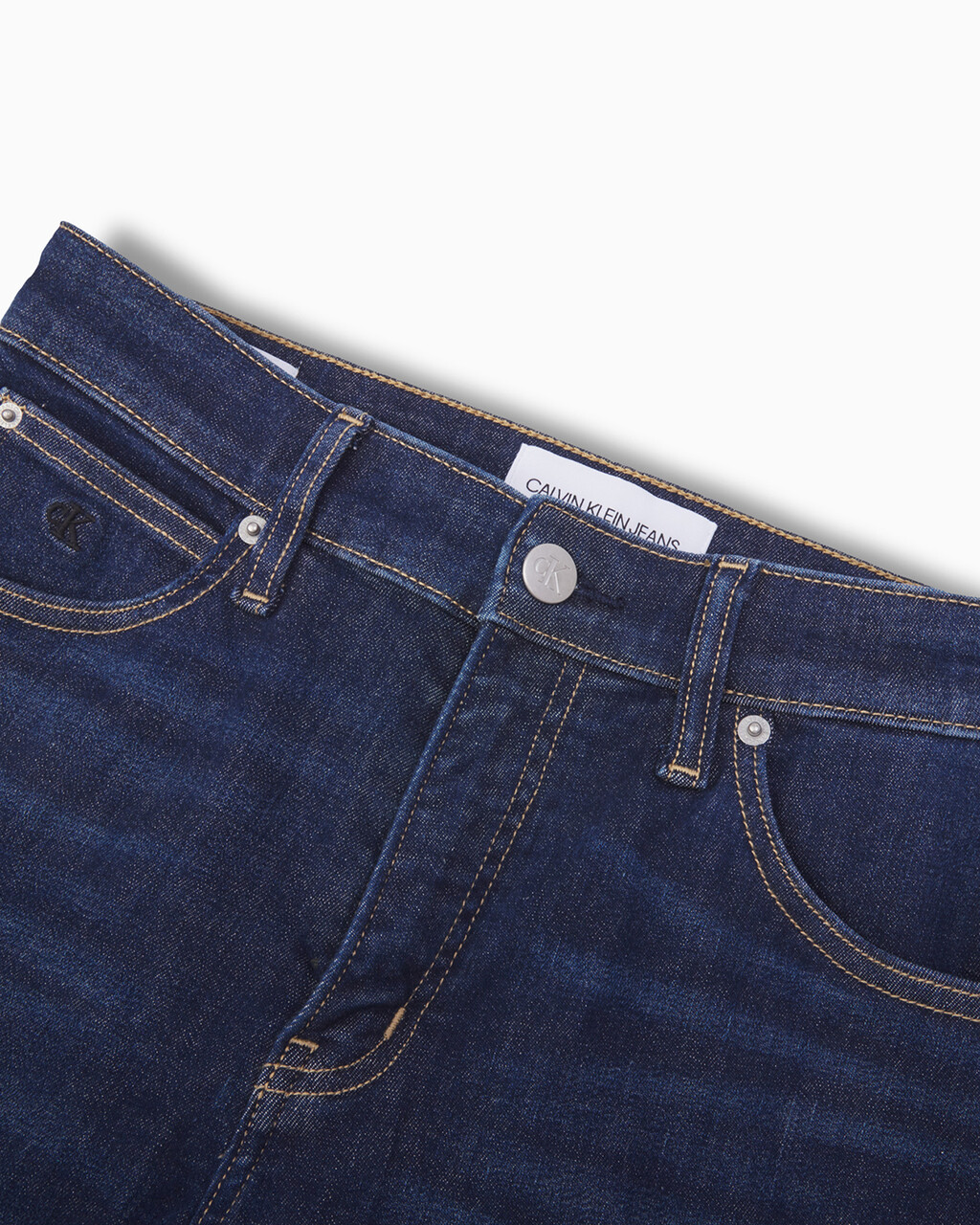 FOREVER STRETCH High Rise Body Ankle Jeans, Abe Dark Blue Dstr Hem, hi-res