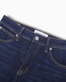 FOREVER STRETCH High Rise Body Ankle Jeans, Abe Dark Blue Dstr Hem, hi-res