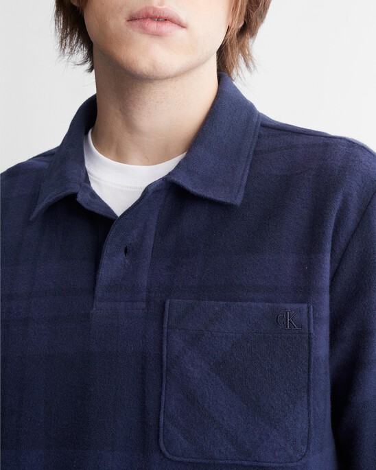 Plaid Long Sleeve Shacket