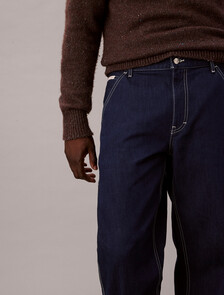 Denim Darted Carpenter Jeans, SHURIKEN RINSE, hi-res