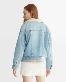 Sherpa Denim Jacket, Denim Light, hi-res