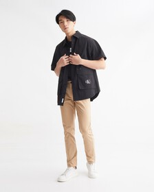 Core Essentials Skinny Woven Pants, TRAVERTINE, hi-res