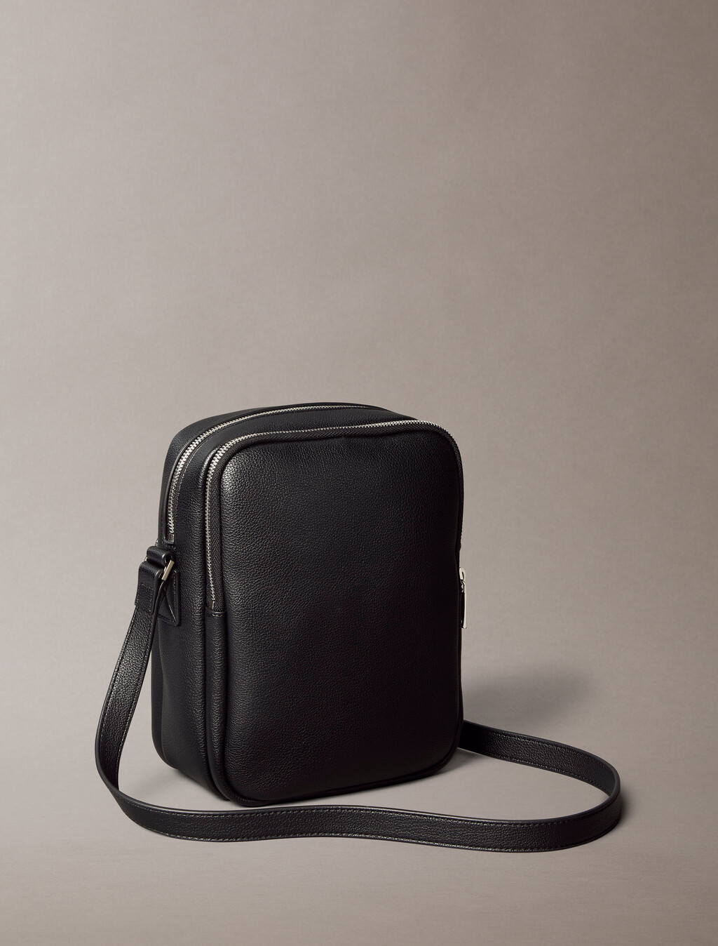 Micro Pebble Crossbody Bag, Black, hi-res