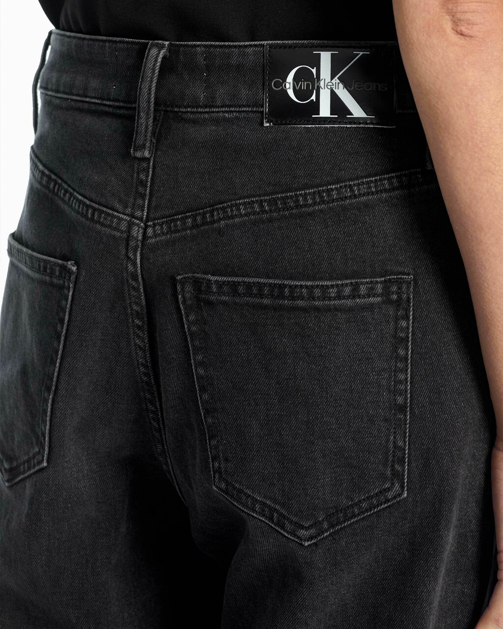 90S STRAIGHT BLACK JEANS, Spj Washed Black, hi-res