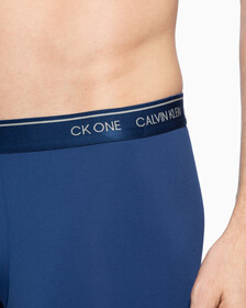 CK One Print Micro Low Rise Trunks, Perth Blue, hi-res