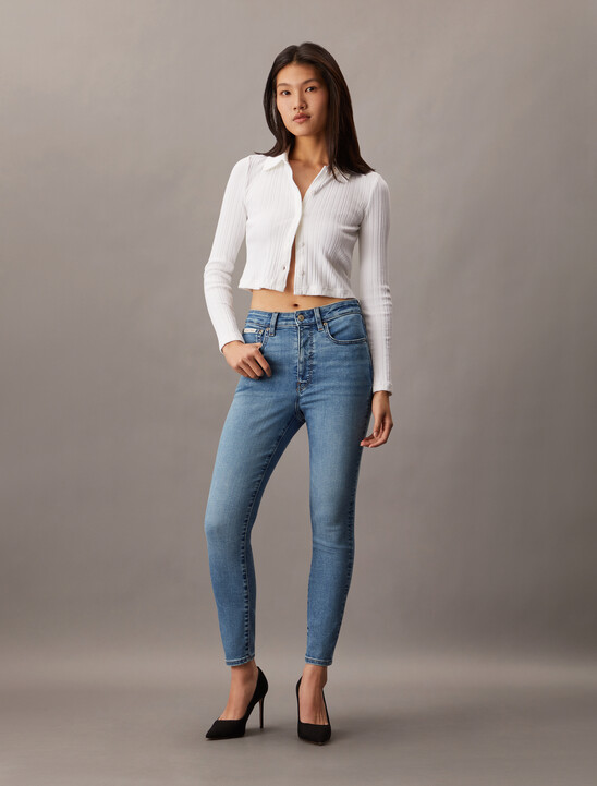 High Rise Skinny Ankle Jeans