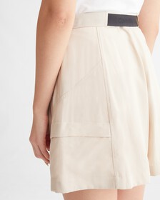 MODERN UTILITY BELTED SHORTS, Classic Beige, hi-res