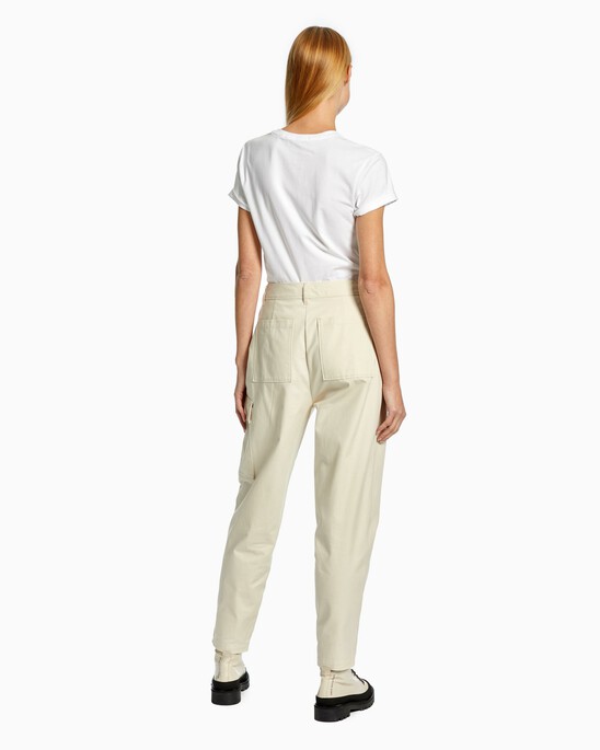 MONOGRAM BADGE CARGO PANTS