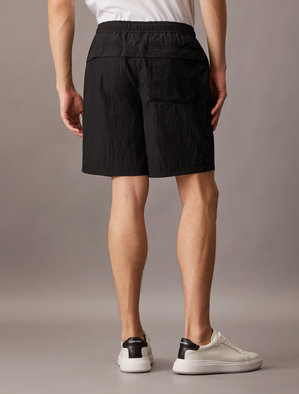 Cooling UV Protect Mixed Media Shorts, Ck Black, hi-res