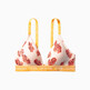 ROSE SPLICE PRINT+CORAL CORSAGE