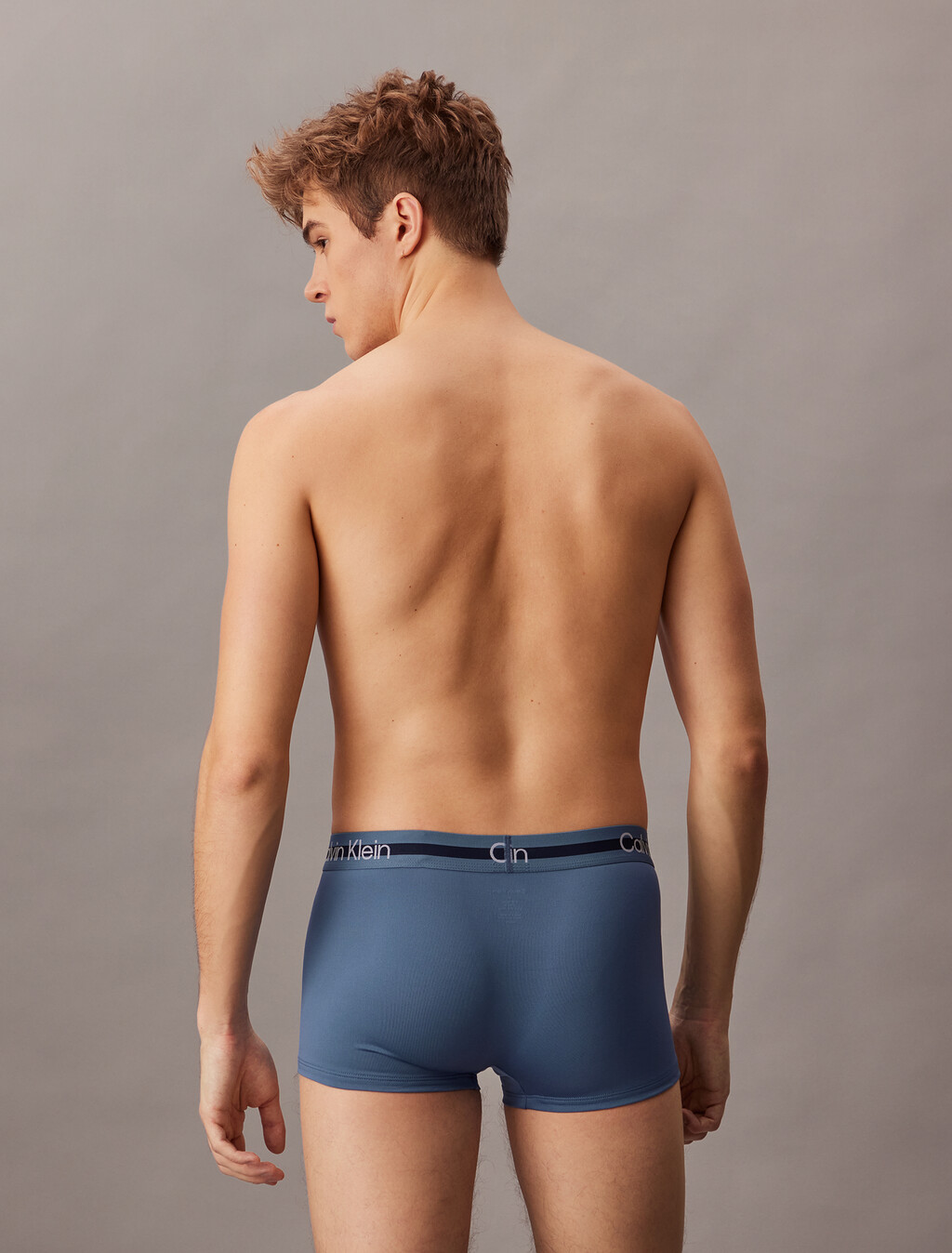 Refined Micro Stretch Low Rise Trunks 3 Pack, Moonlight Blue/High Rise/Black, hi-res