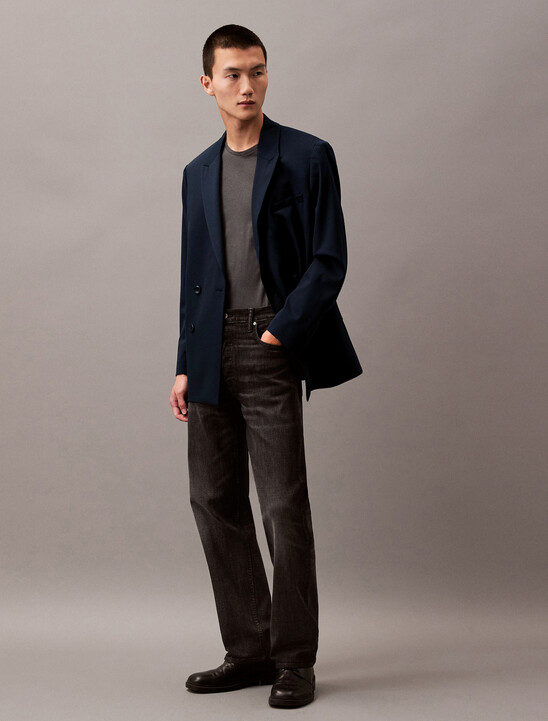 Wool Double Breasted Blazer