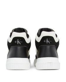 Leather High-Top Trainers, Black/Creamy White, hi-res