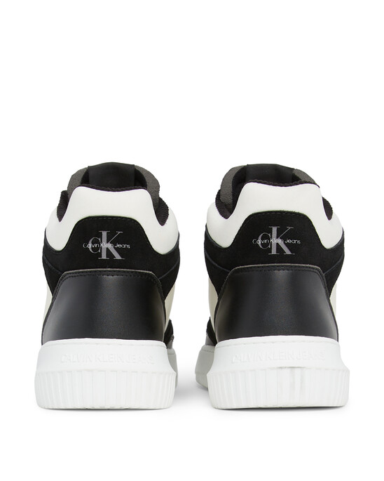 Leather High-Top Trainers
