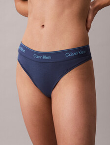 Thong - Icon Cotton Modal, Dark Denim, hi-res